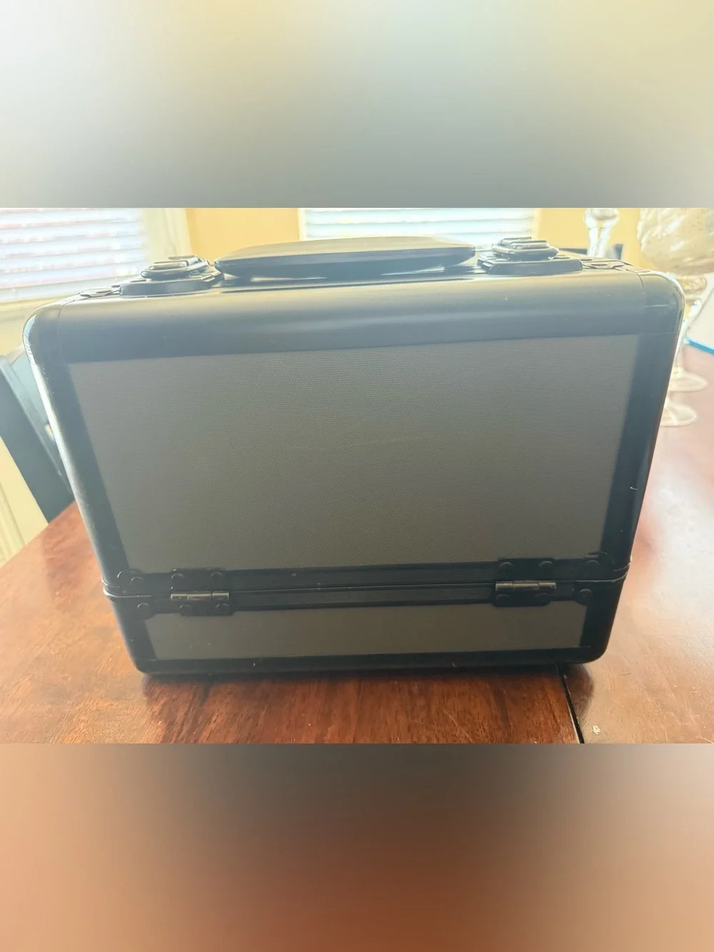 MAC Cosmetics Black Hard-Shell Makeup Case with Handle